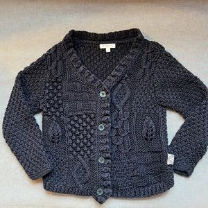 Burberry baby navy cardigan